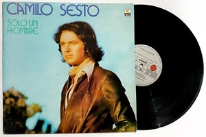 CAMILO SESTO Solo Un Hombre LP Vinyl 1977 Mexico UNIQUE PICTURE SLEEVE Amor Amar - Picture 1 of 5