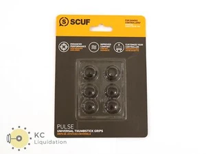 SCUF Pulse Universal Thumbstick Grips (Black) - 4x Pack w/ 2x Bases - Picture 1 of 2