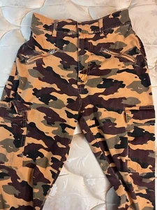 Wild Fable JRS Camo Pants Size XS High-Rise Green Camouflage Purple Orange - Picture 1 of 17