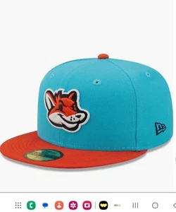 Minor League Baseball Somerset Patriots New Era 59Fifty Fitted Hat Size 7 1/8 - Picture 1 of 12
