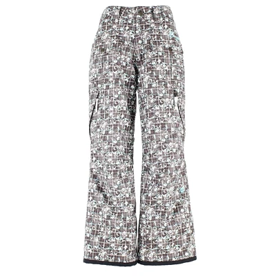 Orage Sz 10 x 25 Brown Multi Prime OT Lined Polyester PU Nylon Snowpant  - Image 1 of 4