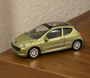 Miniatura Norev Peugeot 207 Verde 1/64 1:64 3 Inches Coche Nuevo Con Caja - Imagen 1 de 4