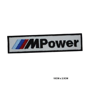 Motor Car Racing Patch Iron On Sew On Badge Embroidered Applique For Clothes - Picture 1 of 1