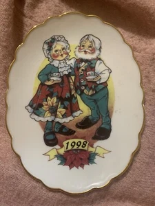 Morning Greetings Annalee Santa Mrs Claus 1998 bajo # plato 233/12.500 - Imagen 1 de 4