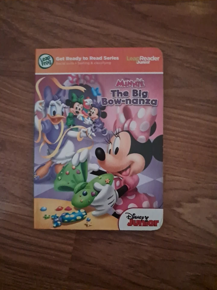 LeapFrog LeapReader Junior Book Disney Minnie The Big Bow-nanza - Image 1 of 1