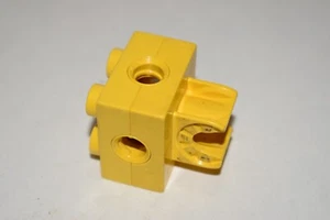 Lego Duplo Toolo Amarillo 2 x 2 con Agujeros y Clip Parte # 74957 Pieza - Imagen 1 de 4