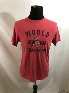 1957 Milwaukee Braves World Champions Red Short Sleeve T by Red Jacket - Men’s M - Bild 1 von 3