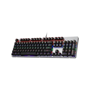 104Mechanical Gaming Keyboard with Metal Panel,RGB Rainbow Backlit,Anti-Ghosting - Picture 1 of 12