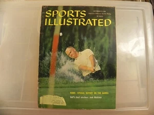 Revista Sports Illustrated Jack Nicklaus primera portada 12 de septiembre de 1960 - Imagen 1 de 2