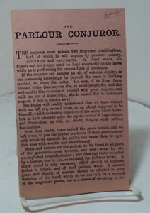 The Parlour Conjuror - 32 page booklet - Picture 1 of 2
