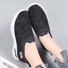 Ladies Get Fit Go Walking Slip On Gym Fitness Memory Foam Womens Trainers Shoes*