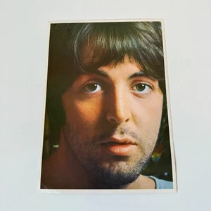 The Beatles Paul McCartney Original Portrait Print from 1971 White Album 27x19cm - Picture 1 of 3
