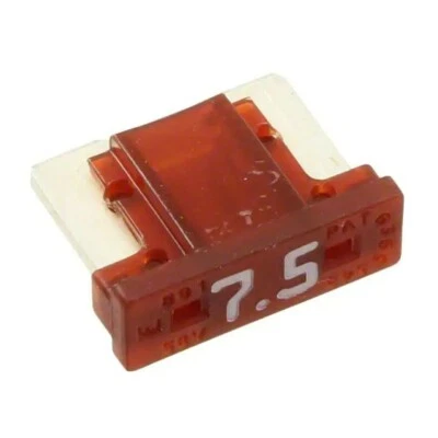 Low Profile Mini Fuse (Color Brown) 7.5 AMP 25 pcs - Image 1 of 3
