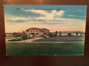 Shelby Memorial Community Center Post Card, Shelby NC, Unposted - Picture 1 of 1