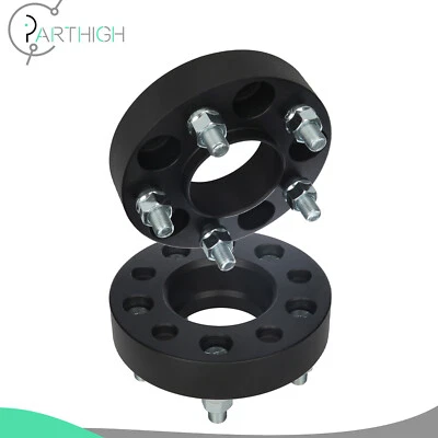 For 1994-2014 Ford Mustang 5x4.5 5x114.3 Hubcentric Wheel Spacers (2) 32mm Thick - Image 1 of 4