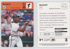 2005 Leaf Sportscasters Orange Running Glove /30 Alfonso Soriano #5