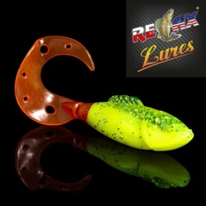 relax kopyto super pez 4" (10 cm) 3 señuelos de plástico suave. aparejo depredador, cabeza de plantilla - Imagen 1 de 10