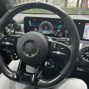 Paleta de cambio de volante de repuesto de fibra de carbono para Benz A45 CLA45 W177 AMG - Imagen 1 de 9