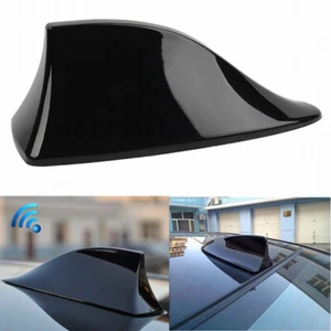 Universal Auto Dach Shark Antenne Achantenne Haifisch AM/FM Radio Schwarz - Afbeelding 1 van 11