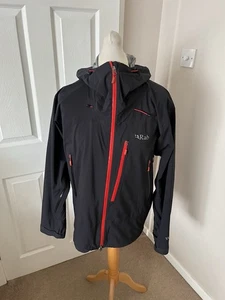 Men’s Black RAB Pertex Shield Firewall Jacket Size Large - Picture 1 of 12