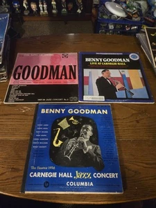 Lot of 3 Benny Goodman LPs: Live at Carnegie Hall, The King Swing. Carnegie Hall - Picture 1 of 1