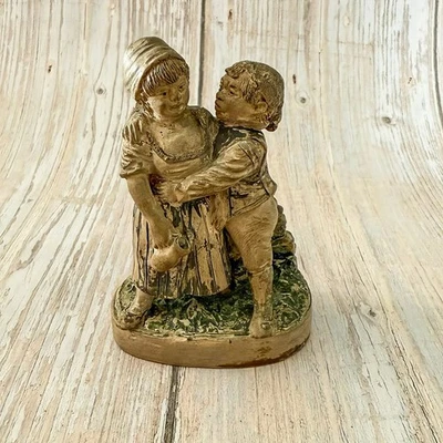 Ancienne terre cuite patinée Enfants bel Objet de vitrine Fin XIXe / début... - Photo 1/4