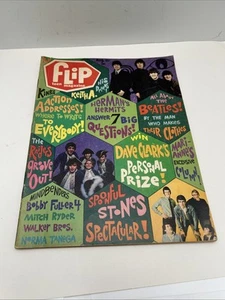 Flip Teen Magazine August 1966 The Beatles Rolling Stones Free Shipping  - Picture 1 of 9
