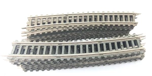 8 gerade + 8 gebogene Gleise 1/1 Piko Pappschwellen DDR Modelleisenbahn /G56 - Bild 1 von 2