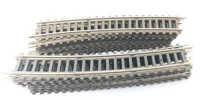 8 gerade + 8 gebogene  Gleise 1/1  Piko Pappschwellen  DDR Modelleisenbahn /G56 - Bild 1 von 2