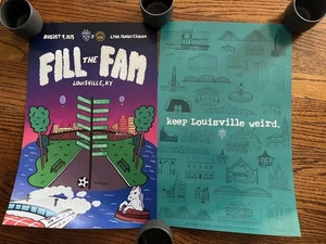 SET BESTEHEND AUS 2: Louisville City FC - LouCity Fußball Saison 2025 Poster - 11x17 - Bild 1 von 3
