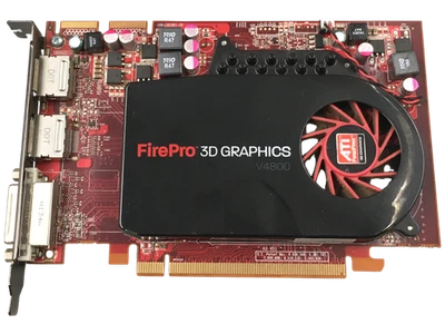ATI FirePro V4800 1GB GDDR5 Workstation GPU – 2x DisplayPort + DVI – Tested  - Image 1 of 4