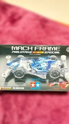 TAMIYA Mach Frame Philippine GO Special Mini 4WD Kit Azul Blanco 30 Aniversario - Imagen 1 de 2