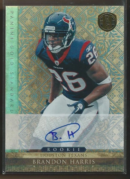 2011 Panini Gold Standard Autographs Silver #162 Brandon Harris /499 Auto FB - Image 1 of 1