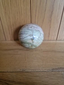 Green Onyx Marble Art Stone Sphere 3" Diameter - Picture 1 of 4