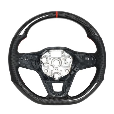 Kohlefaser-Lenkrad für Volkswagen VW PASSAT 2023-2024 Rot Linie - Bild 1 von 4