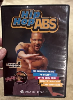 Hip Hop Abs (DVD) 3 Workouts ~ Fat Burning Cardio, Ab Sculpt - Discs Only - Image 1 of 4