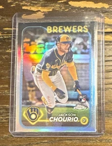 2024 Topps Chrome - Jackson Chourio #161 Refractor (RC) - Bild 1 von 2