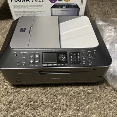 Canon PIXMA MX870 Bürodrucker Multifunktionsgerät Drucken, Kopieren, Scannen, OHNE NETZKABEL - Bild 1 von 4