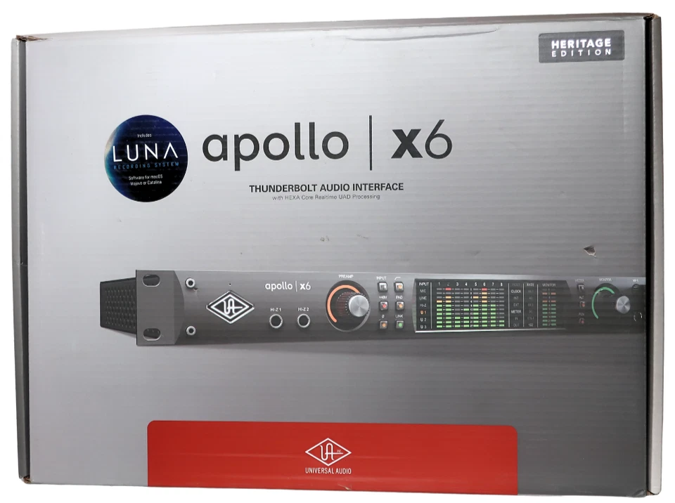 Universal Audio Apollo X6 16x22 Thunderbolt Interface Heritage Edition NEW! - Image 1 of 4
