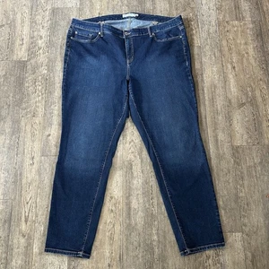 Torrid BOYFRIEND Womens Size 24 XT Blue High Rise Jeans Denim Pants 46x33 - Picture 1 of 11