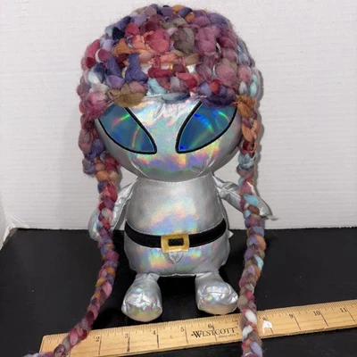 , Sombrero de bebé recién nacido púrpura malva tejido a mano foto utilería ducha regalo Foto 1 de 3