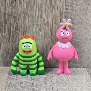 Yo Gabba Gabba Figures Foofa & Brobee Spin Master 2008 Toys PVC Cake Toppers - Picture 1 of 10