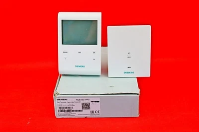 Siemens RDE100.1RFS Wireless Prgrammable Room Thermostat - Image 1 of 4