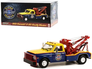 1969 Chevrolet C-30 Dually Wrecker Tow Truck "Chevrolet Super Service" Yellow an - Picture 1 of 2