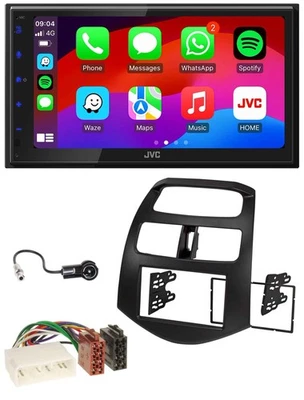 JVC Bluetooth USB MP3 2DIN DAB Autoradio für Chevrolet Spark KLM 2012-2013 - Bild 1 von 4
