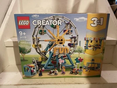 LEGO 3 in 1 Creator Ferris Wheel 31119 (1002 pieces) Factory Sealed SUN FUN - Image 1 of 2