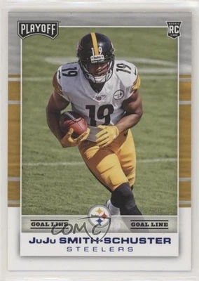 2017 Panini Playoff Rookies Goal Line JuJu Smith-Schuster #225 Rookie RC - Image 1 of 2