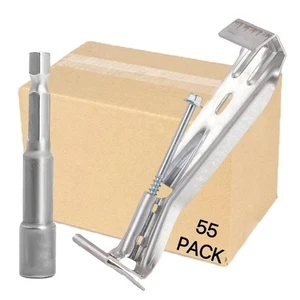 Schnellschraube Dachrinnenaufhänger 5 Zoll - 5 Zoll Dachrinnenclips - versteckte Halterung Clips... - Bild 1 von 6