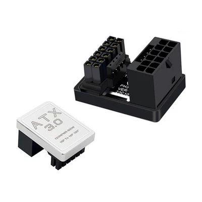 ATX3.0 12VHPWR 12+4 16Pin 600W Power Supply Adapter 180 Degree Turn Connectors D - Image 1 of 4