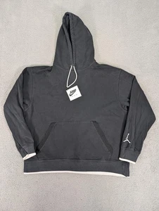 Jordan Hoodie Mens XL Black Air Jordan Jumpman Pullover EST 1985 Spell Out Logo - Picture 1 of 9